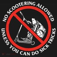No Scootering Allowed Unless You Can Do Sick Tricks Scooter Plus Size Shirts Pajama Set thumb 2