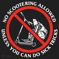 No Scootering Allowed Unless You Can Do Sick Tricks Scooter Plus Size Shirts Golf Towel thumb 3