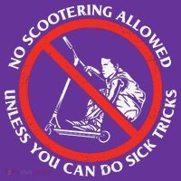 No Scootering Allowed Unless You Can Do Sick Tricks Scooter Plus Size Shirts Kids Hoodie thumb 2