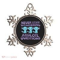Never Stops A Wondering Axolotl Questions Funny Teacher  Ornament thumb 0
