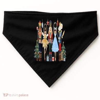 Nutcracker Squad Ballet Dance Matching Family Christmas USA-Made Doggie Bandana