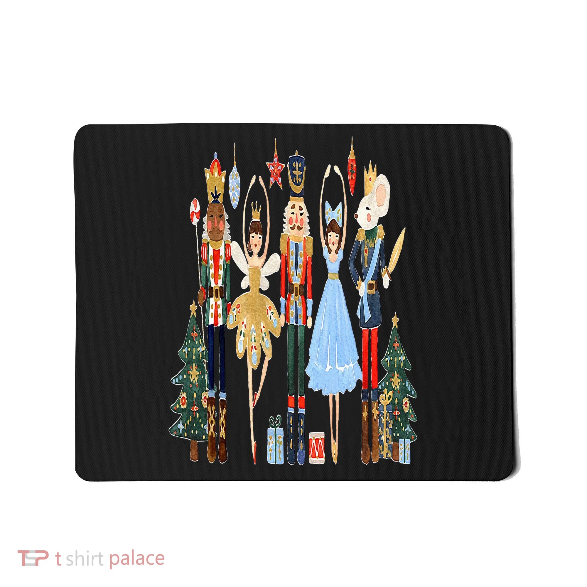 Nutcracker Squad Ballet Dance Matching Family Christmas Mousepad