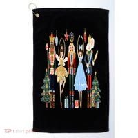 Nutcracker Squad Ballet Dance Matching Family Christmas Golf Towel thumb 0