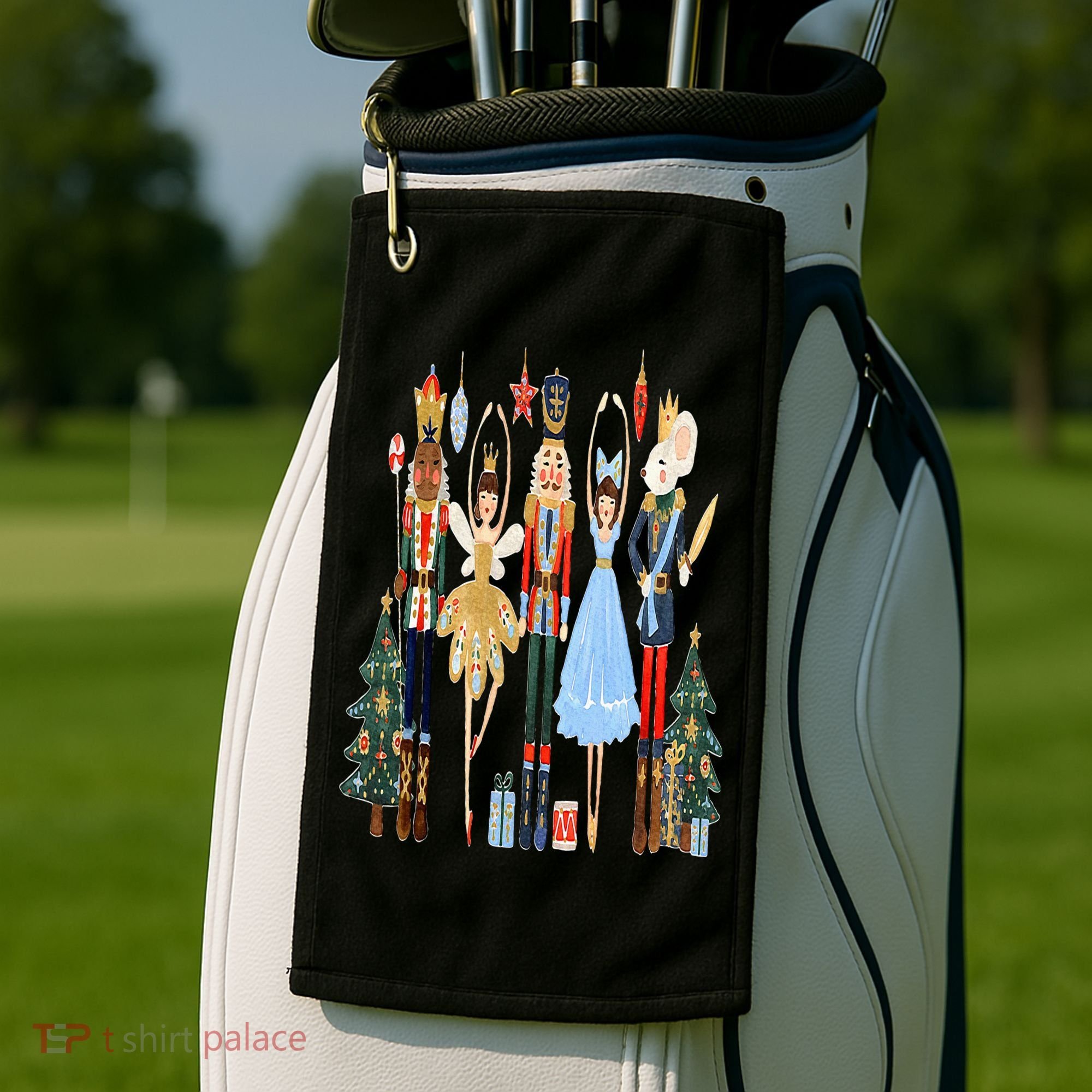 Nutcracker Squad Ballet Dance Matching Family Christmas Golf Towel