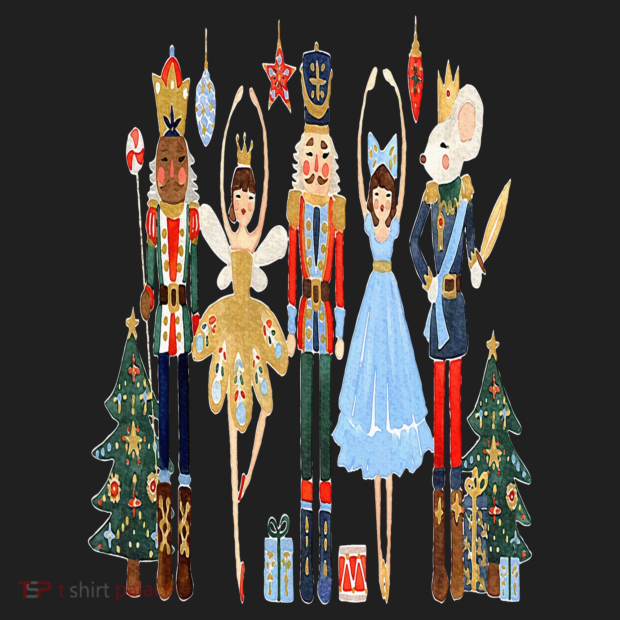 Nutcracker Squad Ballet Dance Matching Family Christmas Golf Towel