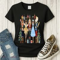 Nutcracker Squad Ballet Dance Matching Family Christmas Women's T-Shirt thumb 3