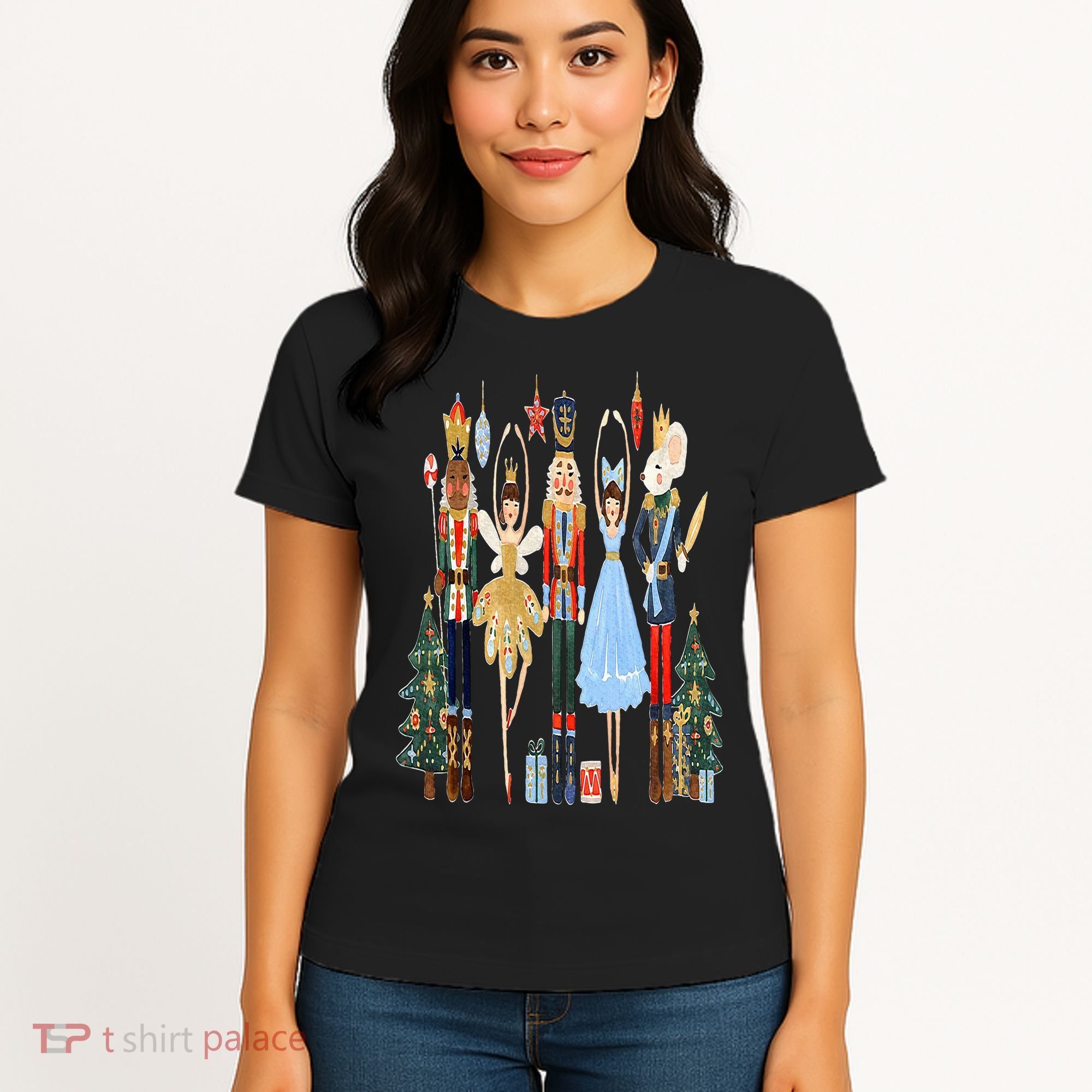 Nutcracker Squad Ballet Dance Matching Family Christmas Women's T-Shirt