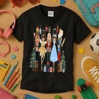 Nutcracker Squad Ballet Dance Matching Family Christmas Kids T-Shirt thumb 3