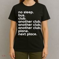 No Sleep Bus Club Another Club Plane Next Place T-Shirt thumb 4