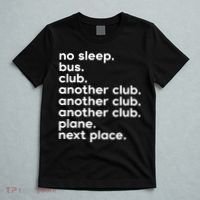 No Sleep Bus Club Another Club Plane Next Place T-Shirt thumb 5