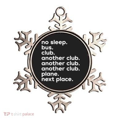 No Sleep Bus Club Another Club Plane Next Place Ornament