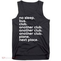 No Sleep Bus Club Another Club Plane Next Place Tank Top thumb 0