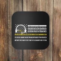 Not Seen But Deserve To Be Heard Proud 911 Dispatcher Coaster thumb 0