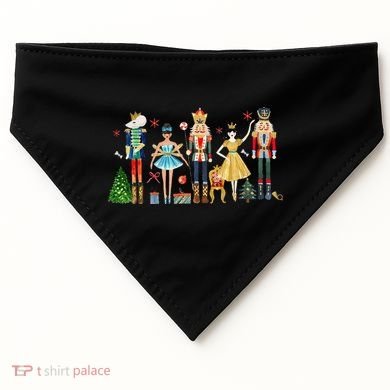 Nutcracker Squad Ballet Dance Christmas Matching Family Xmas USA-Made Doggie Bandana