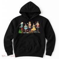 Nutcracker Squad Ballet Dance Christmas Matching Family Xmas Hoodie thumb 0