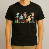 Nutcracker Squad Ballet Dance Christmas Matching Family Xmas T-Shirt thumb 3