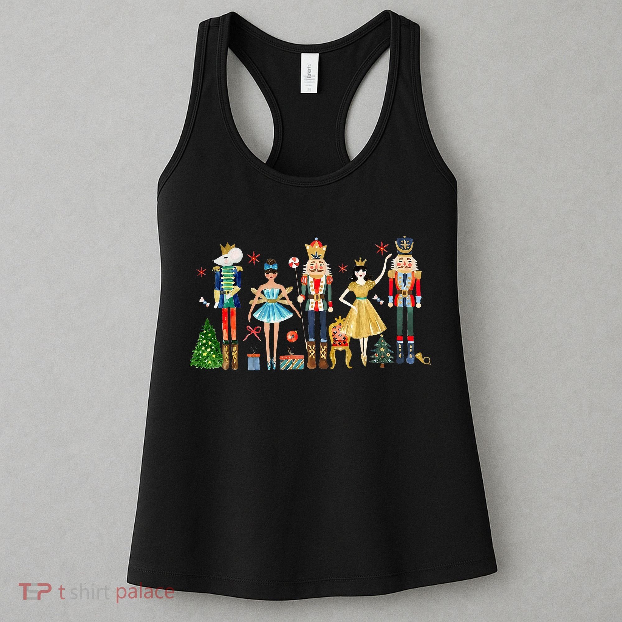 Nutcracker Squad Ballet Dance Christmas Matching Family Xmas Women's Tank Top