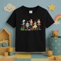 Nutcracker Squad Ballet Dance Christmas Matching Family Xmas Toddler T-Shirt thumb 3