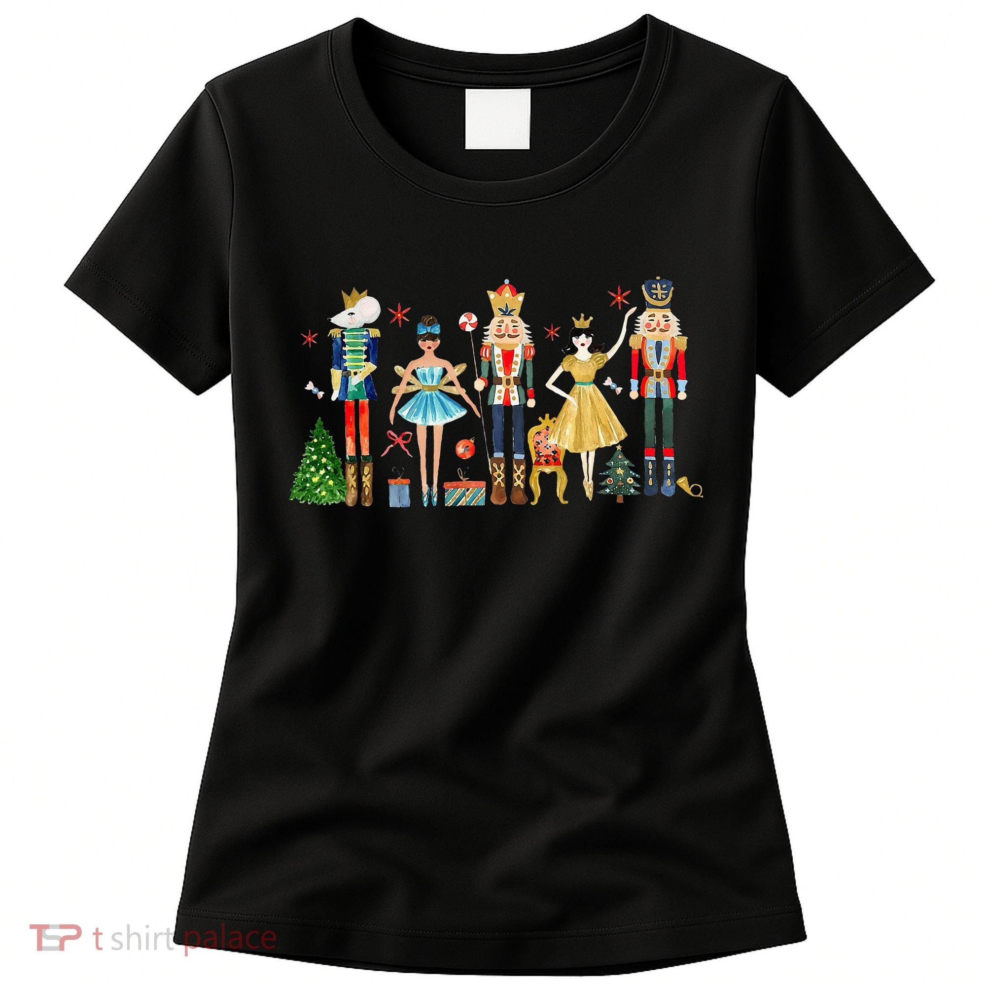 Nutcracker Squad Ballet Dance Christmas Matching Family Xmas Women's T-Shirt