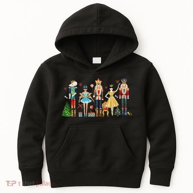 Nutcracker Squad Ballet Dance Christmas Matching Family Xmas Kids Hoodie