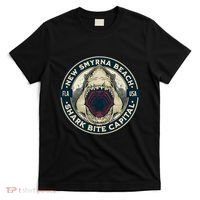 New Smyrna Beach Shark Bite Capital Of The World Graphic T-Shirt thumb 0