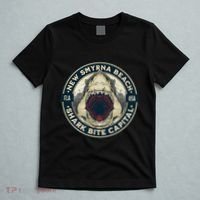 New Smyrna Beach Shark Bite Capital Of The World Graphic T-Shirt thumb 5