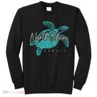 North Shore Beach Hawaii Surfer Diving Hawaiian Sea Turtle Sweatshirt thumb 0