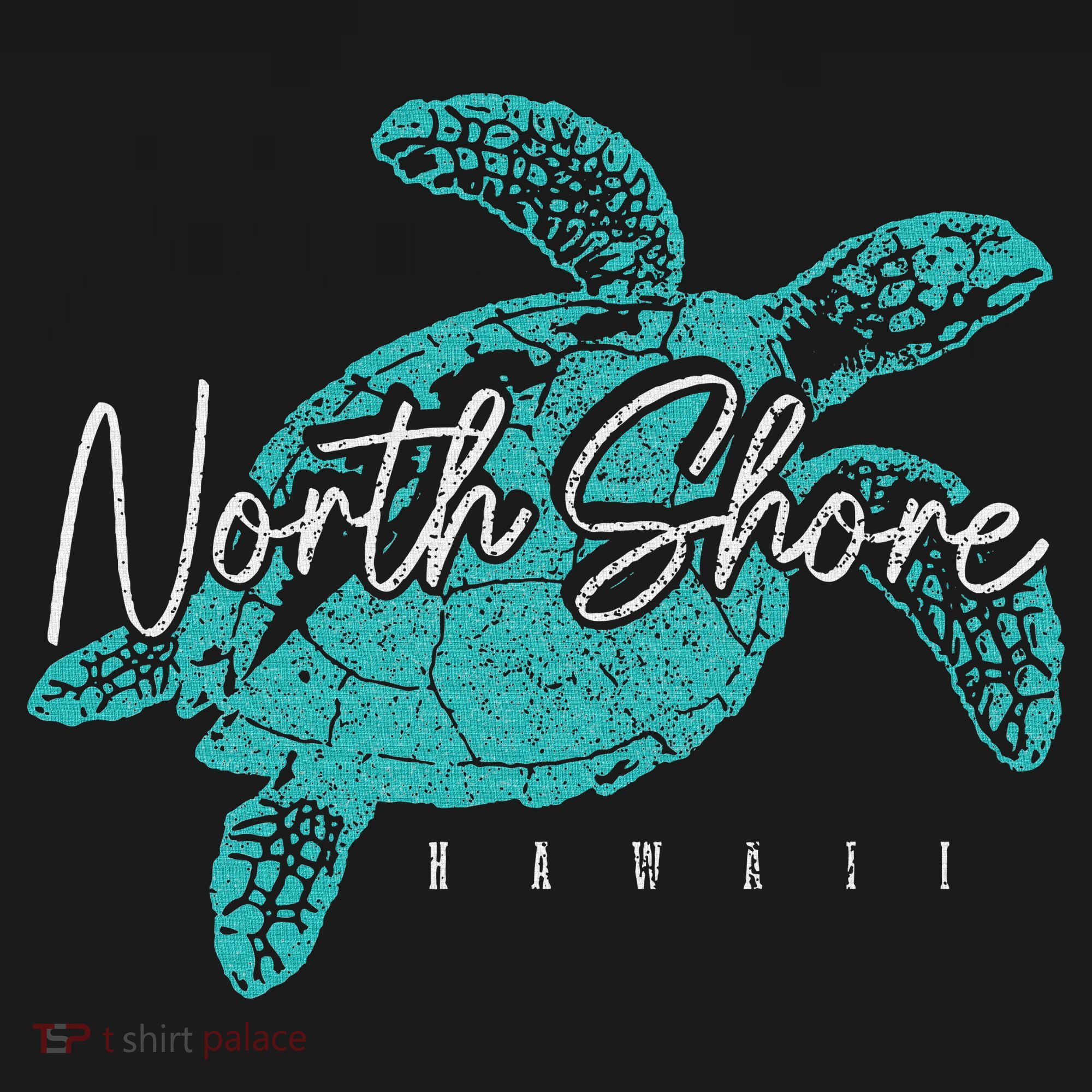North Shore Beach Hawaii Surfer Diving Hawaiian Sea Turtle Women's Tank Top