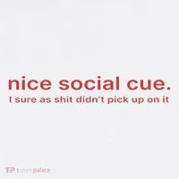 Nice Social Cue I Sure As Shit Didn’T Pick Up On It Women's Hoodie thumb 2