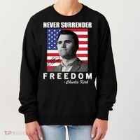 Never Surrender Charlie Kirl Freedom Women's Sweatshirt thumb 0
