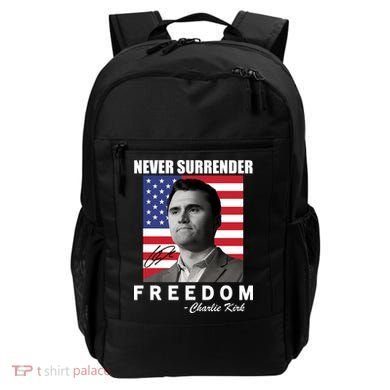 Never Surrender Charlie Kirl Freedom Backpack