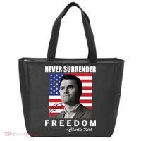 Never Surrender Charlie Kirl Freedom Tote Bag thumb 0