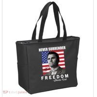 Never Surrender Charlie Kirl Freedom Tote Bag thumb 2