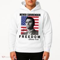 Never Surrender Charlie Kirl Freedom Hoodie thumb 2