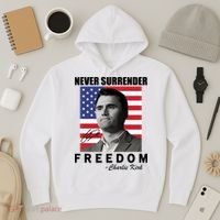 Never Surrender Charlie Kirl Freedom Hoodie thumb 3