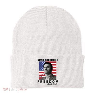 Never Surrender Charlie Kirl Freedom Beanie