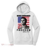 Never Surrender Charlie Kirl Freedom Women's Hoodie thumb 0