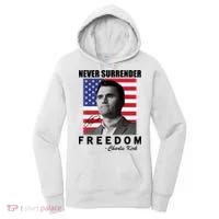 Never Surrender Charlie Kirl Freedom Women's Hoodie thumb 0
