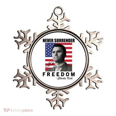 Never Surrender Charlie Kirl Freedom Ornament