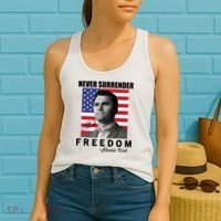 Never Surrender Charlie Kirl Freedom Women's Tank Top thumb 2