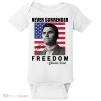 Never Surrender Charlie Kirl Freedom Baby Bodysuit thumb 0