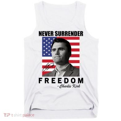 Never Surrender Charlie Kirl Freedom Tank Top