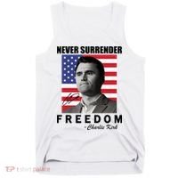 Never Surrender Charlie Kirl Freedom Tank Top thumb 0