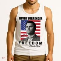 Never Surrender Charlie Kirl Freedom Tank Top thumb 3