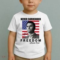 Never Surrender Charlie Kirl Freedom Toddler T-Shirt thumb 2