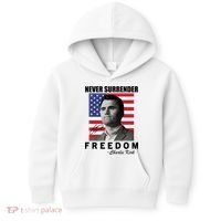 Never Surrender Charlie Kirl Freedom Kids Hoodie thumb 0