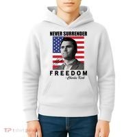 Never Surrender Charlie Kirl Freedom Kids Hoodie thumb 4