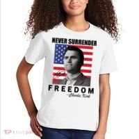 Never Surrender Charlie Kirl Freedom Kids T-Shirt thumb 2