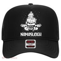 Namasleigh Santa Claus Namaste Yoga Cool Gift Hat thumb 0