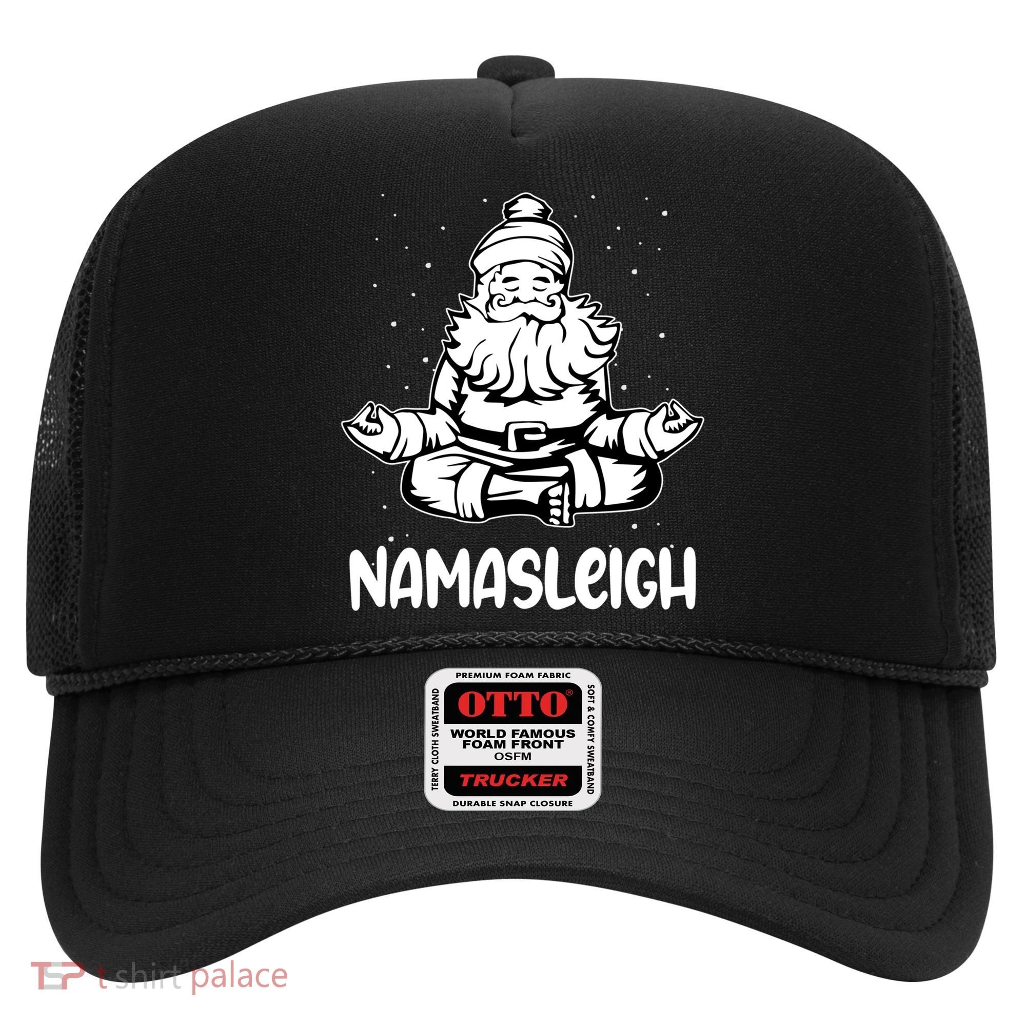 Namasleigh Santa Claus Namaste Yoga Cool Gift Hat